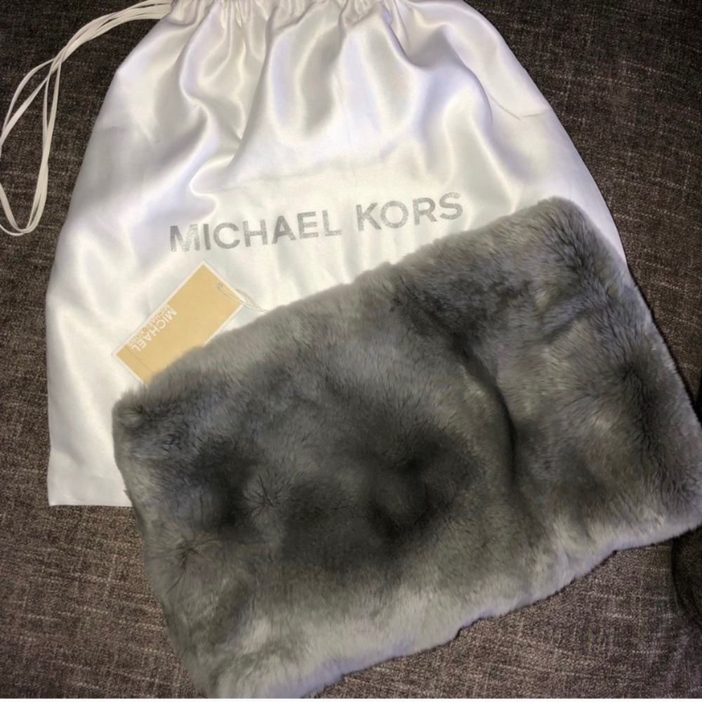 NWT Michael Kors Rabbit Fur Neck Warmer